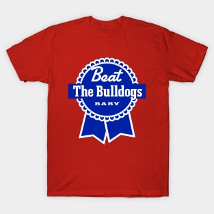 Beat The Bulldogs gameday rivalry (blue) T-Shirt